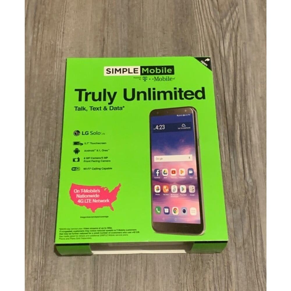 Simple Mobile Prepaid LG Solo (16 GB) - Gray